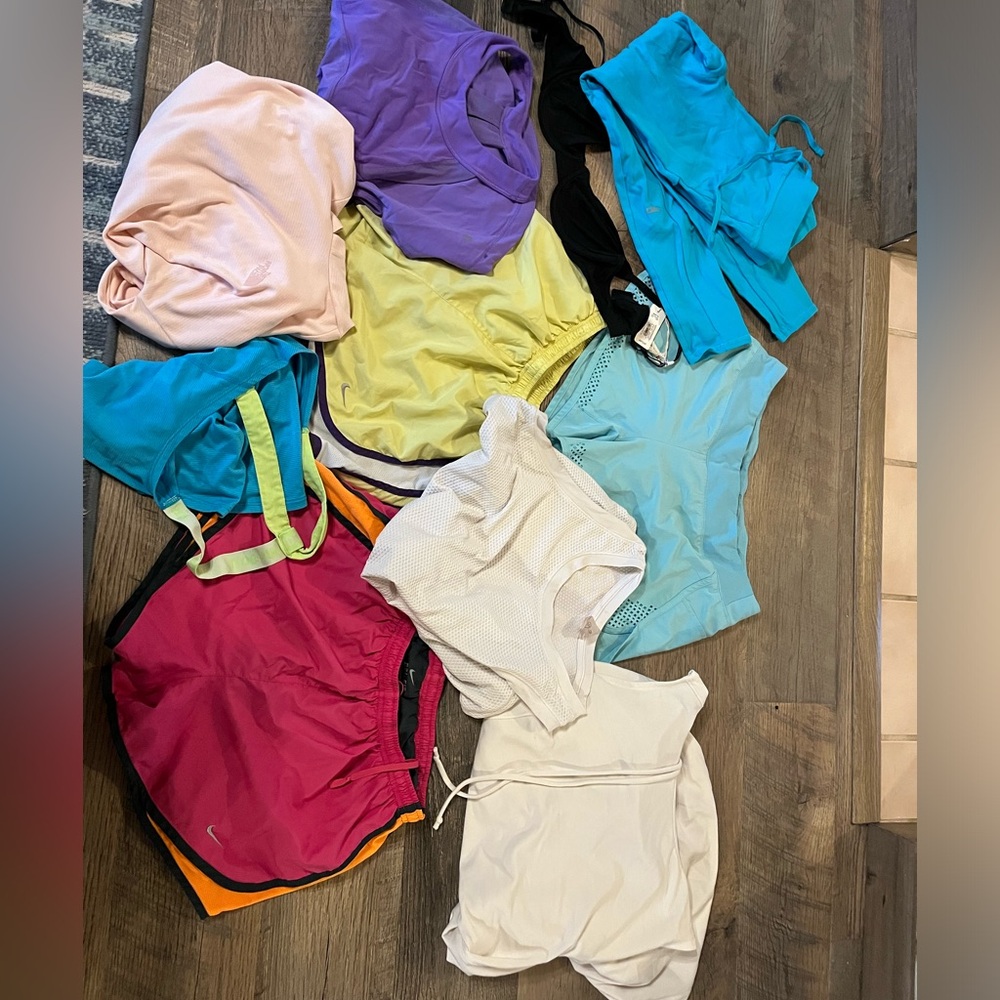 North face, athlete, lululemon, athleta, Arie, ALO, and Nike bundle